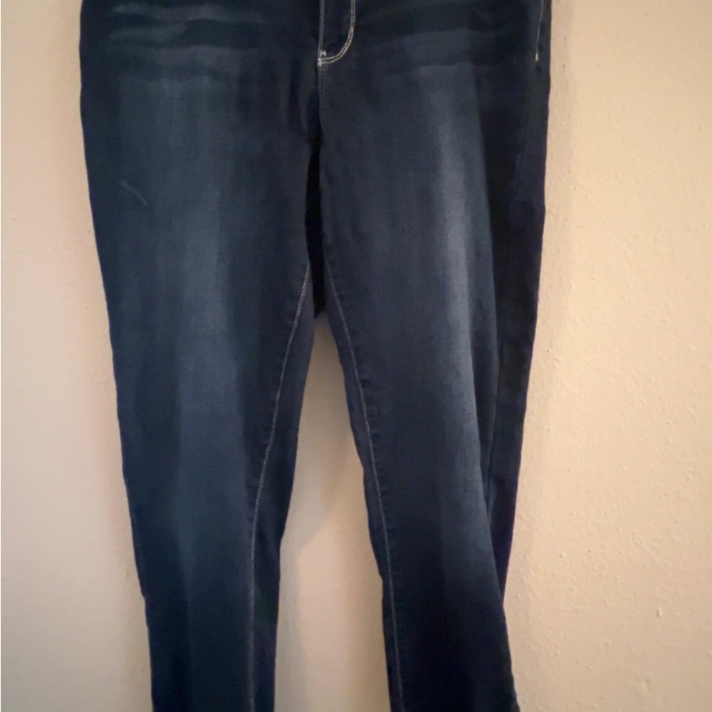 14 - L YMI Boyfriend Cuffed Classic Blue Women's Jeans